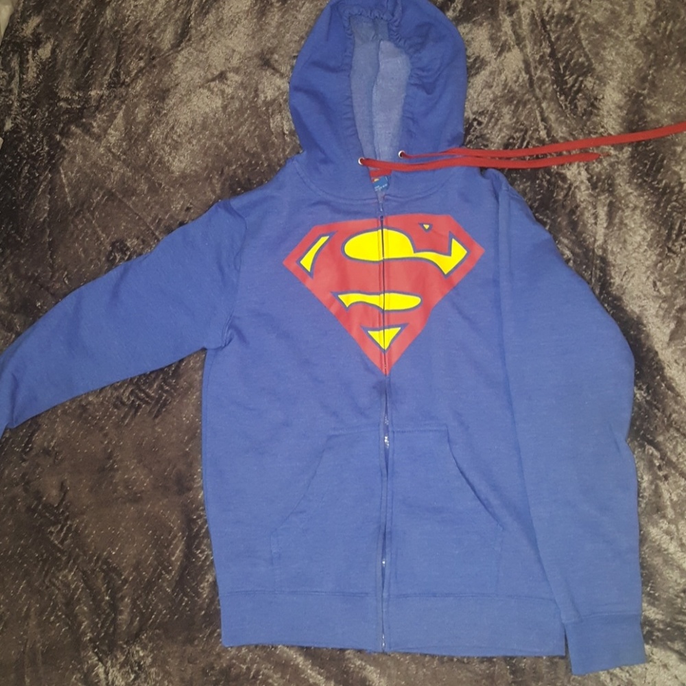 Superman Zip Up Hoodie